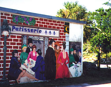 'Patisserie', a wall mural by Linda Sage