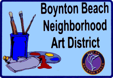 Boynton Beach Neighborhood Art District, sign
